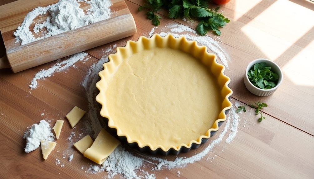 prepare tart crust now