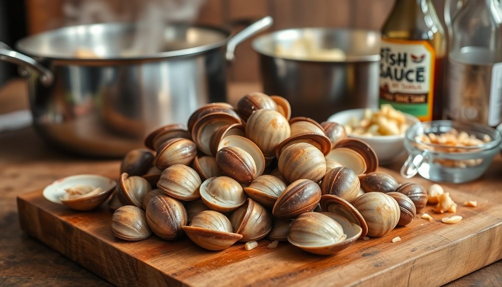 properly prepare the clams