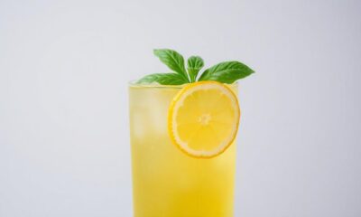 refreshing citrus herbal drink