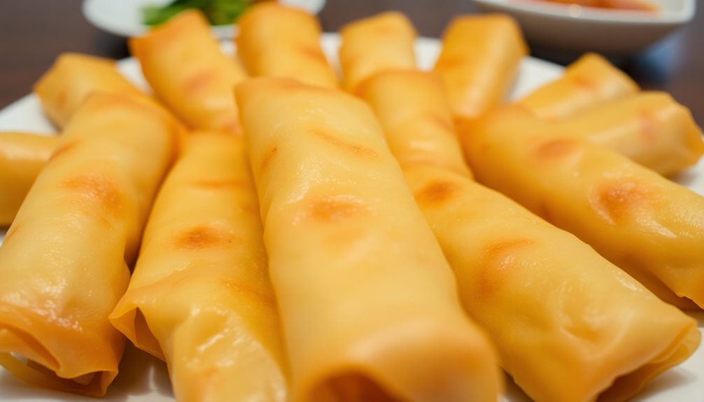 rest spring rolls briefly