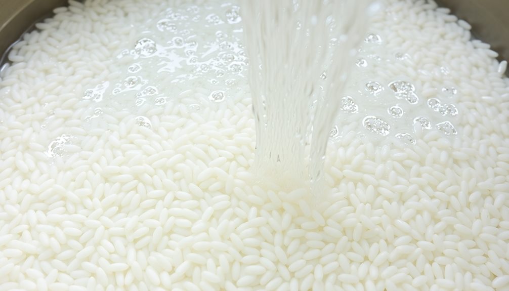 rinse rice thoroughly before cooking