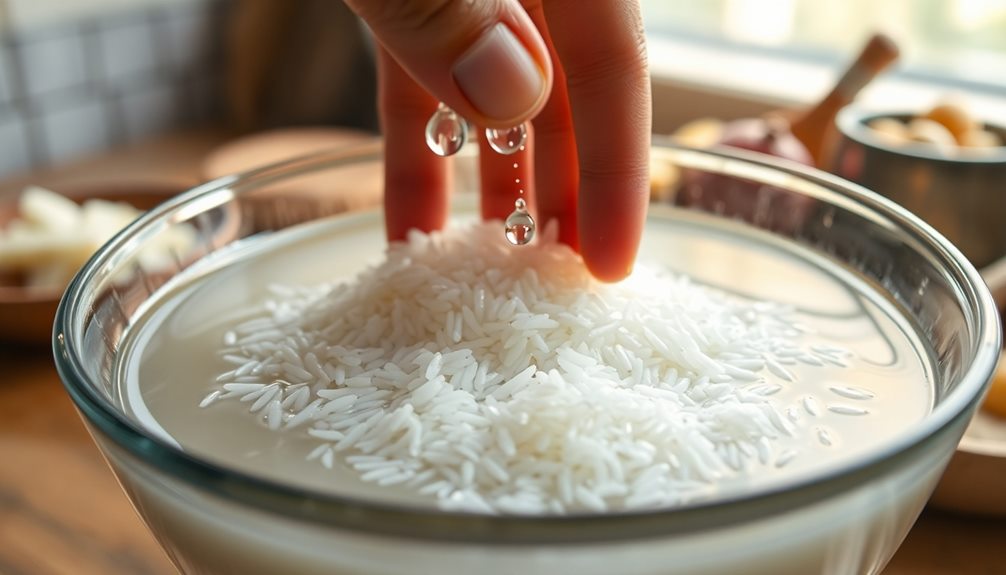 rinse sweet rice thoroughly