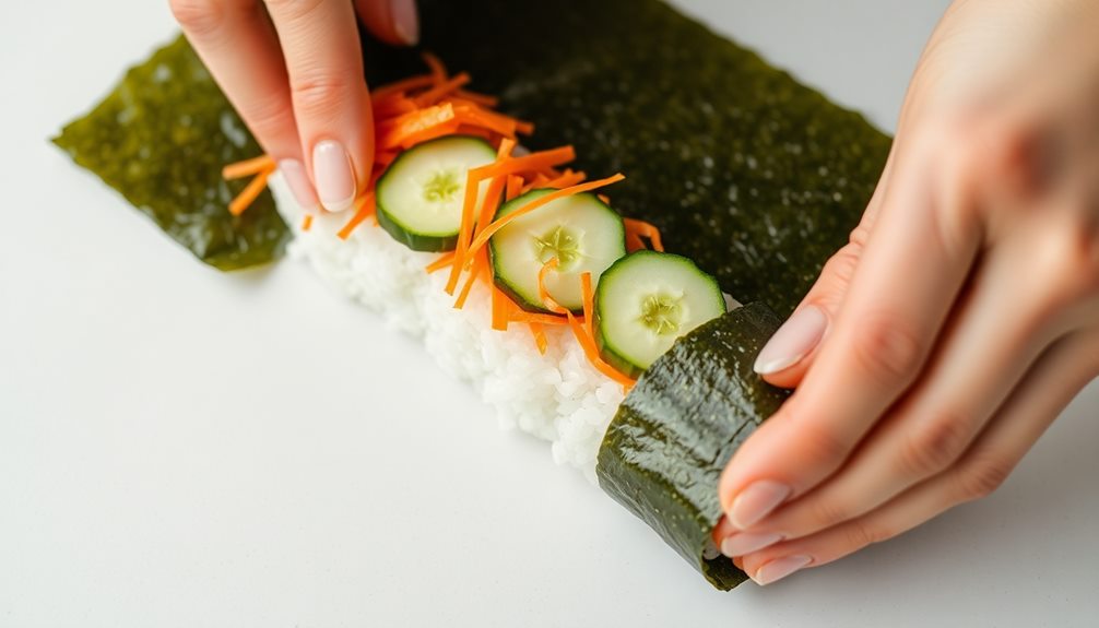 roll seaweed with filling