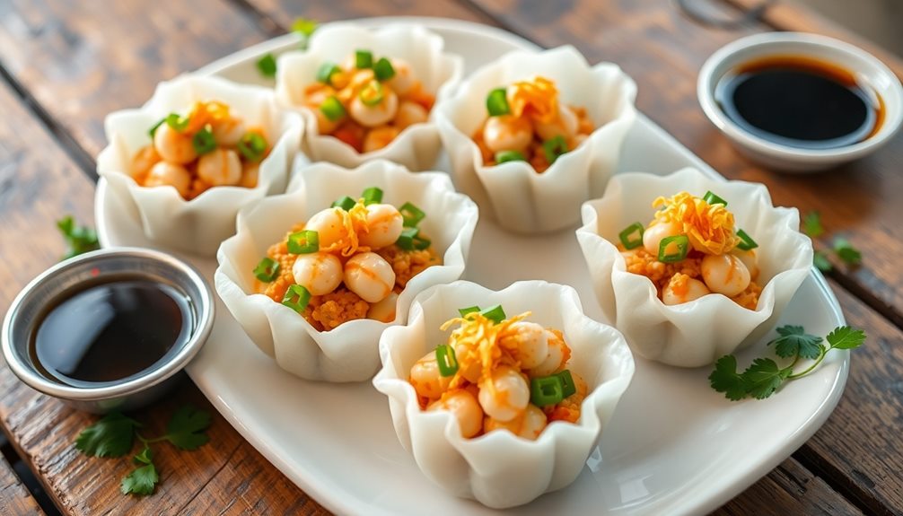 savory shrimp rice cake