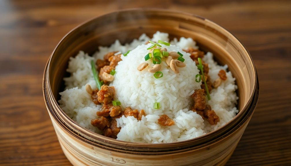 savory shrimp rice cake