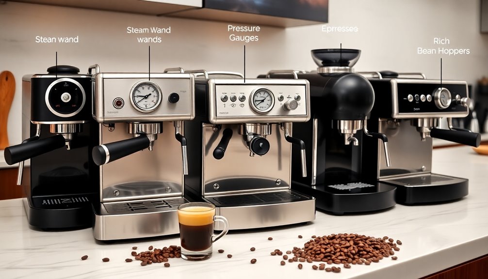 selecting espresso coffee machine