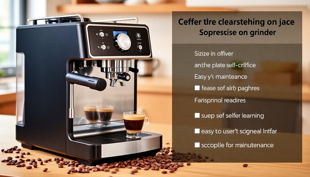 self cleaning espresso machine features