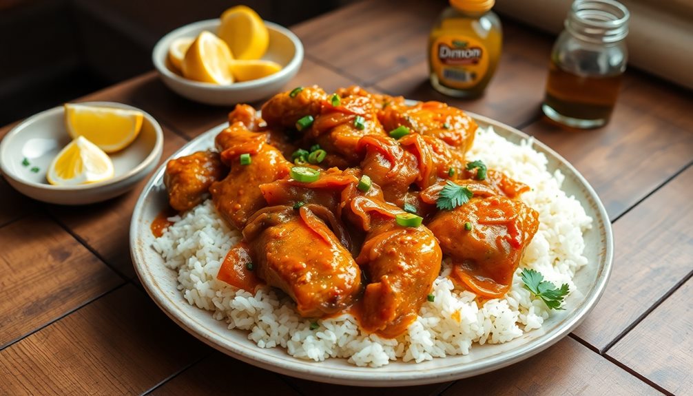 senegalese spicy chicken dish