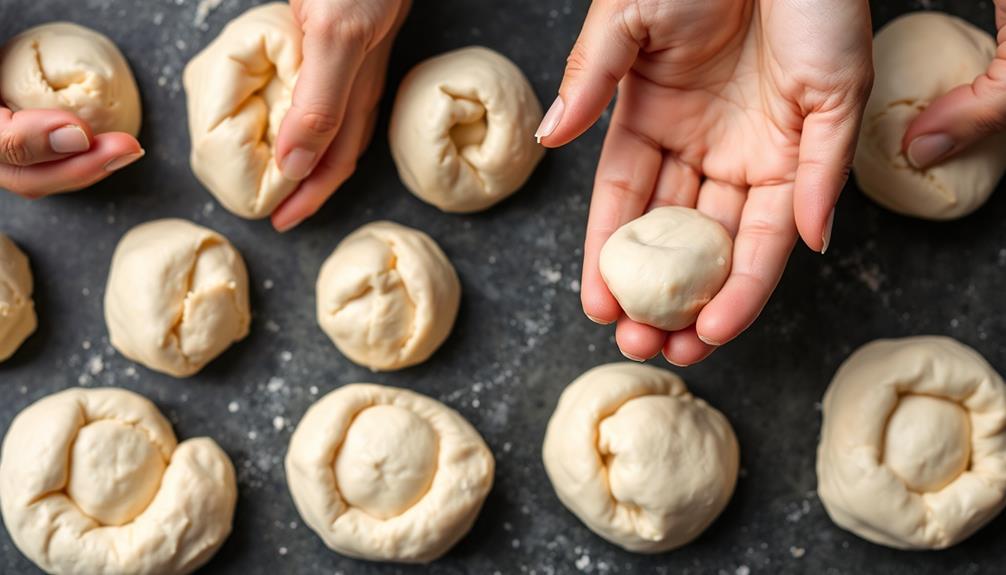 shape dough into loaf