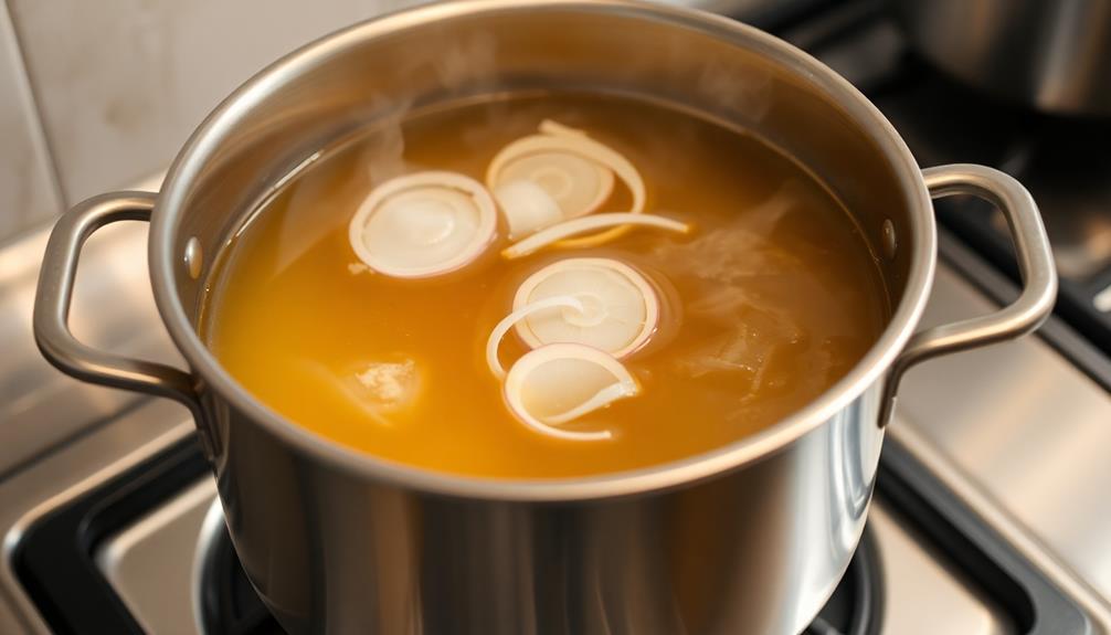 simmer bones for broth