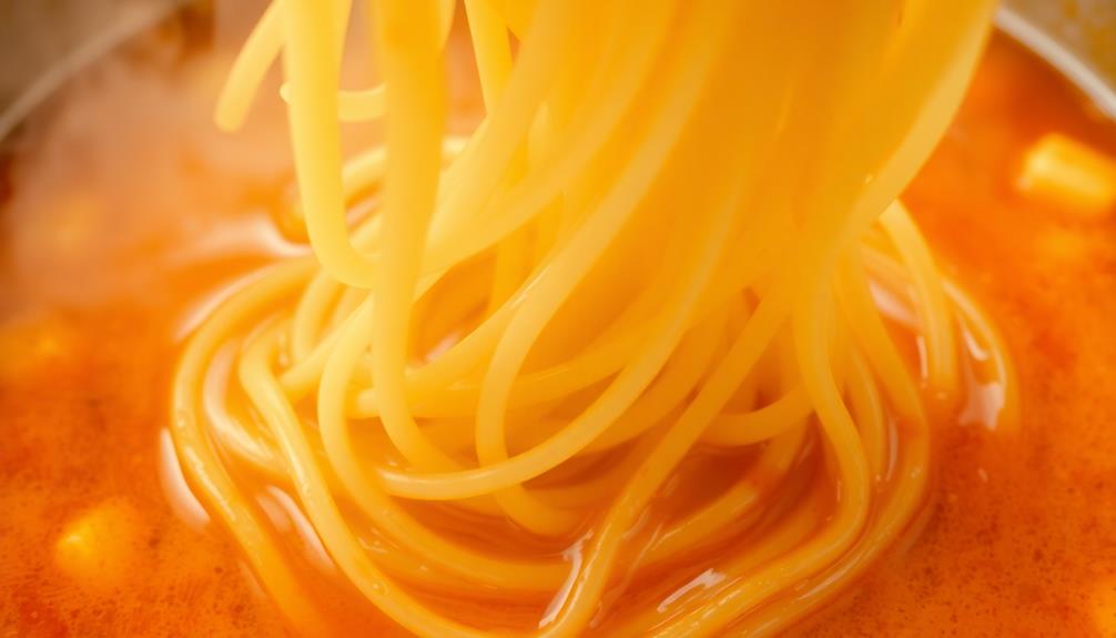 simmer noodles for minutes
