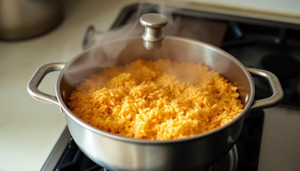 simmer rice until tender