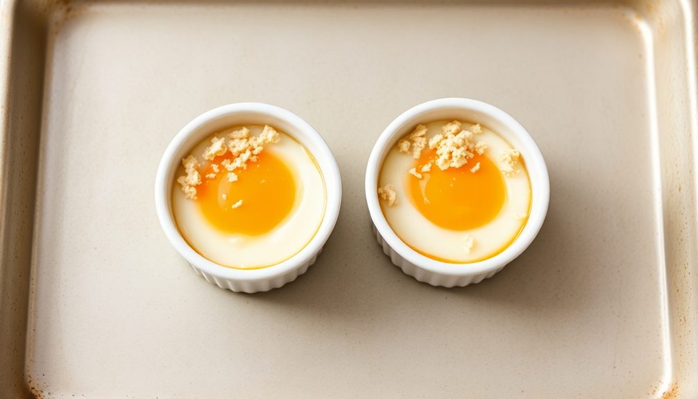 simple french baked eggs