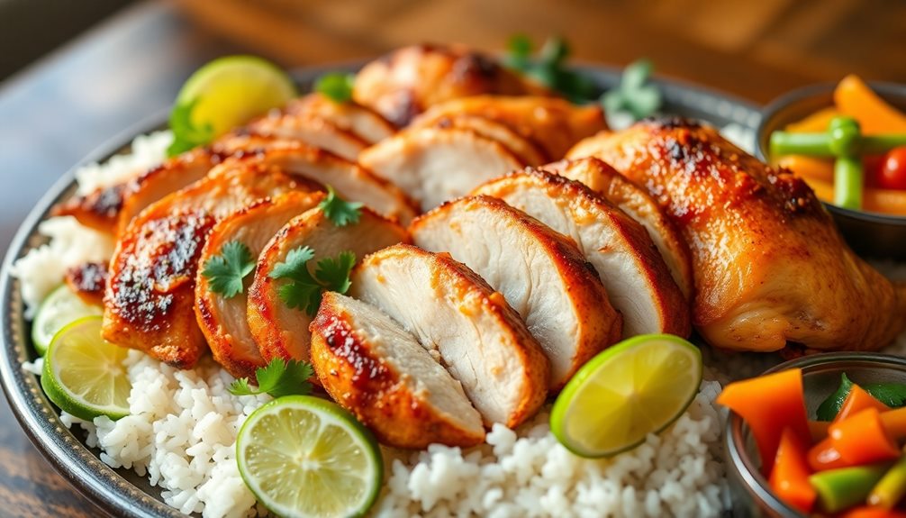 slice and serve chicken
