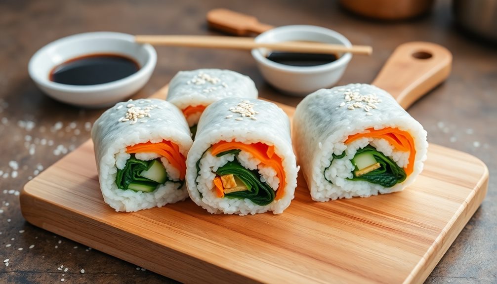 slice and serve kimbap