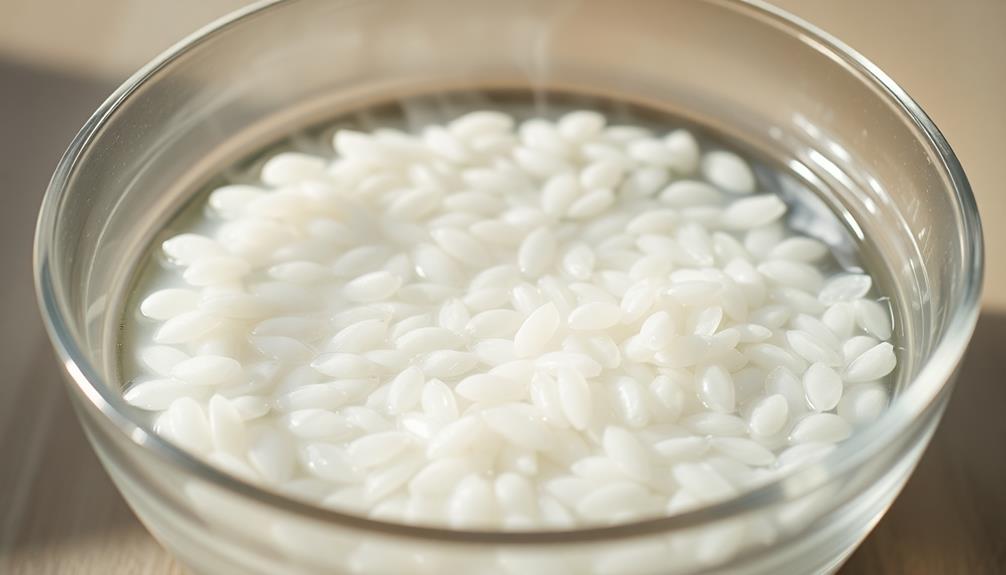 soak rice overnight thoroughly