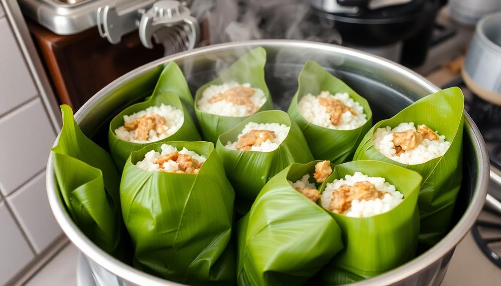 steam rice batter preparation