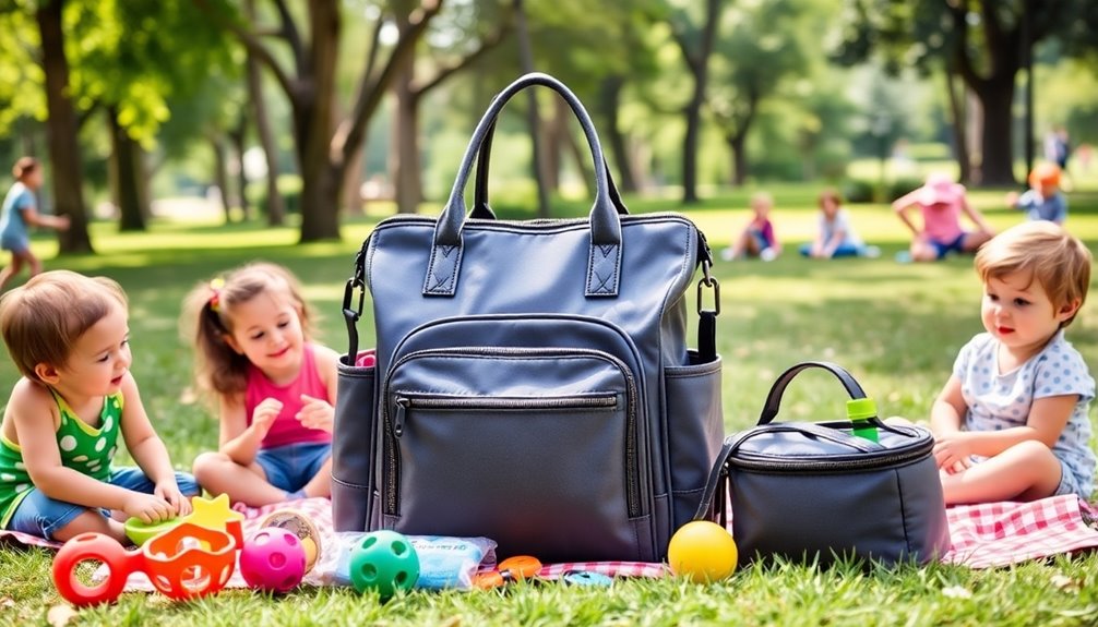 stylish and functional diaper bags