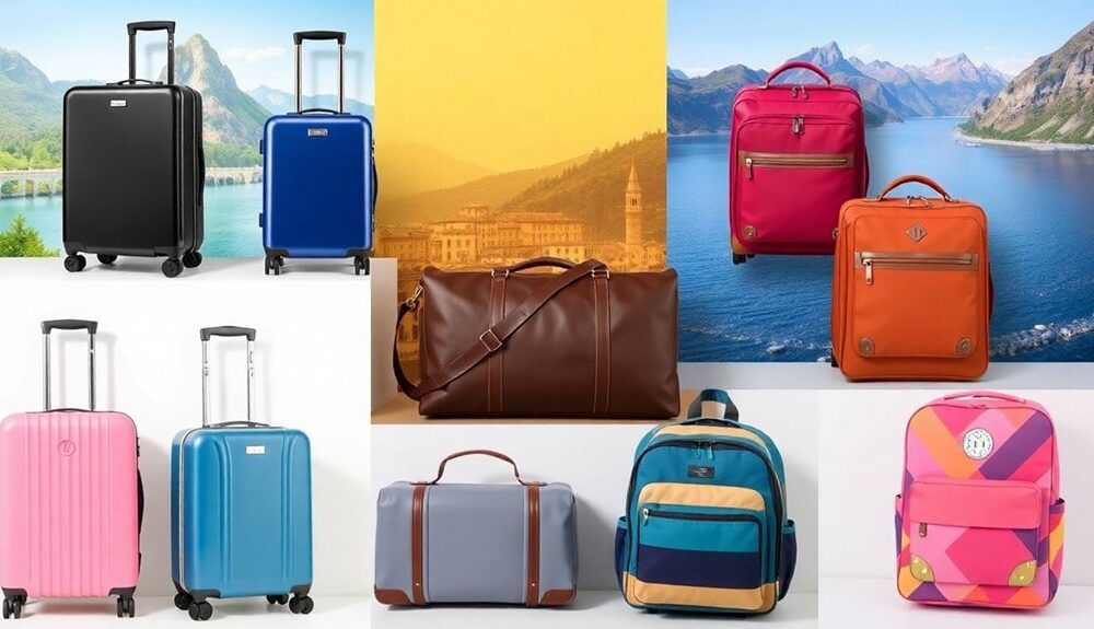 stylish durable travel luggage