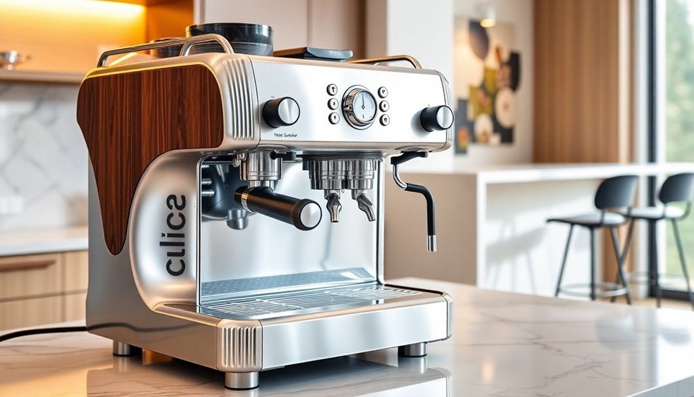 stylish espresso machines collection