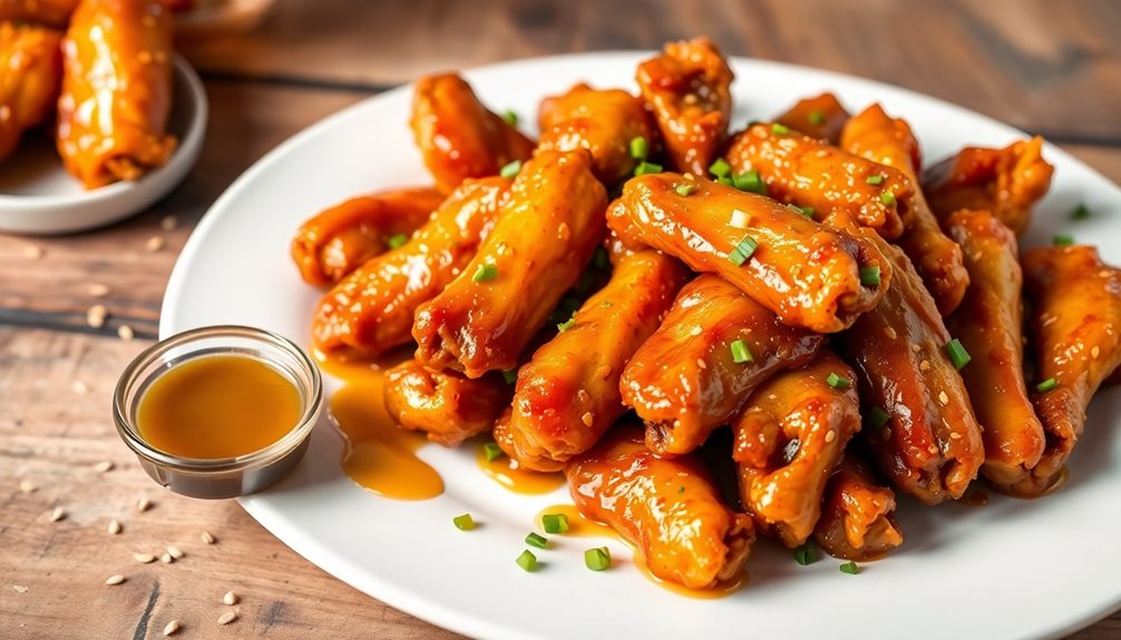 sweet savory korean wings