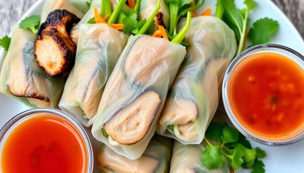 vietnamese bbq pork rolls