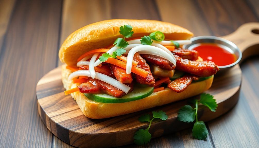 vietnamese bbq pork sandwich