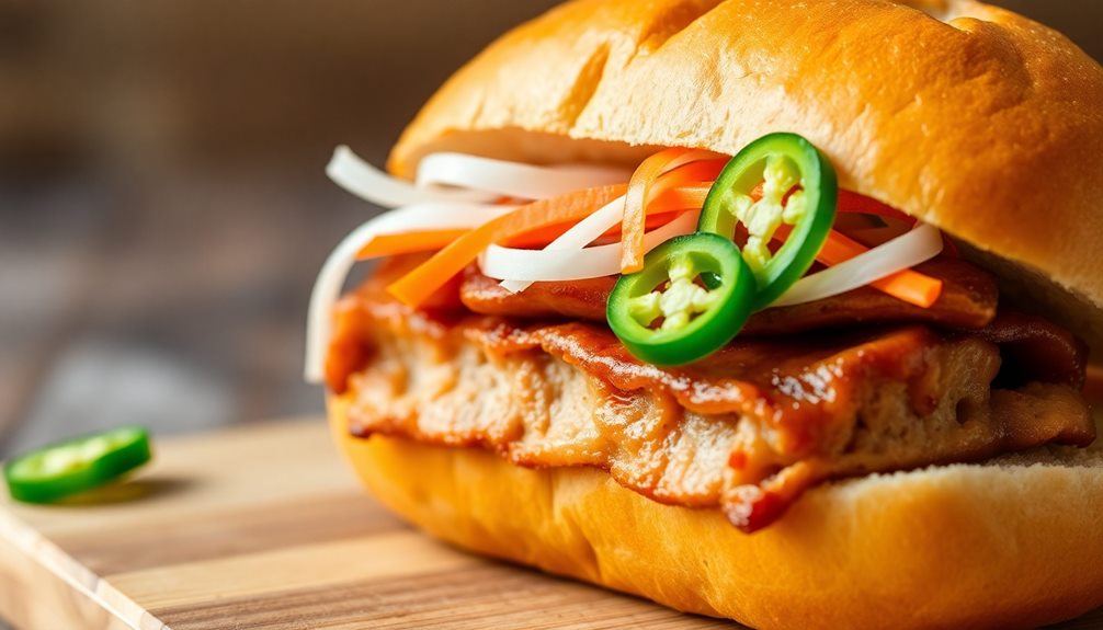 vietnamese bbq pork sandwich