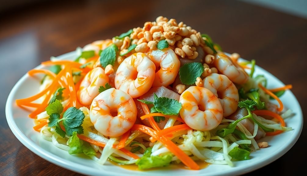 vietnamese shrimp pork salad