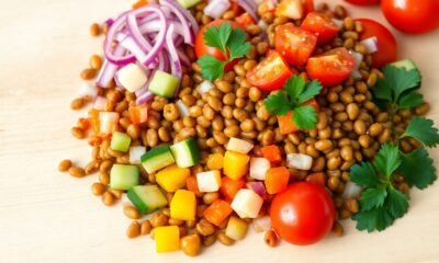 zesty ethiopian lentil salad