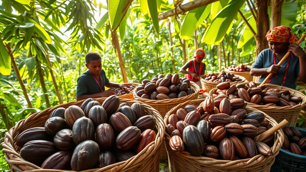 cocoa fermentation process tracing