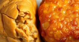 crispness of cooked kibbeh