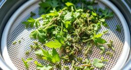 dry herbs thoroughly before blending