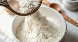 flour sifting for perfect cakes