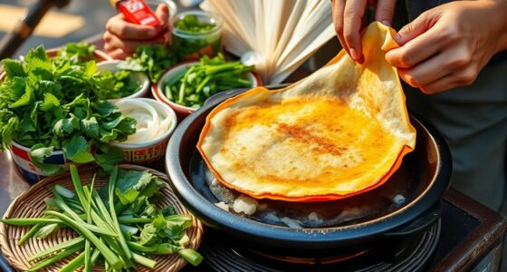 homemade crispy vietnamese pancakes