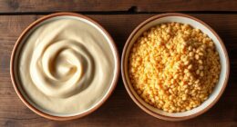 maize meal texture comparison