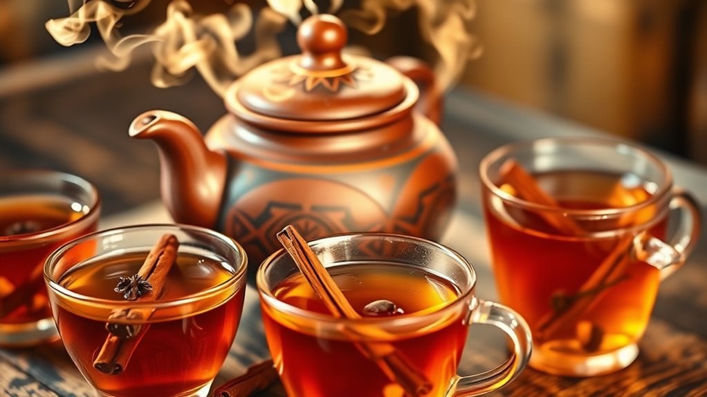 perfect ethiopian tea brewing