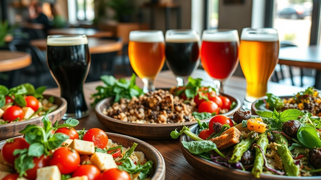 perfect vegetarian beer pairings