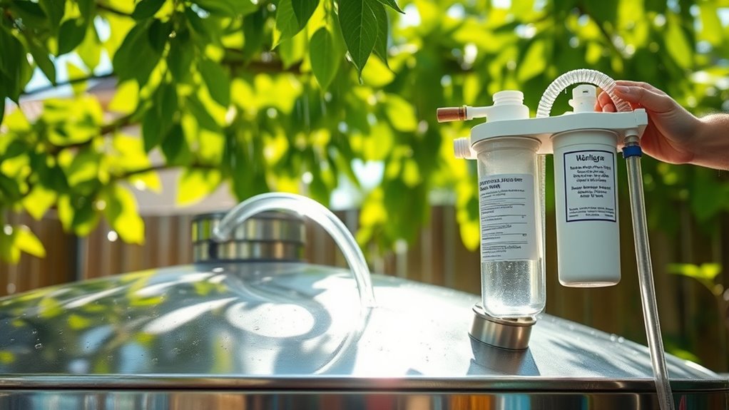 rainwater cooking safety standards