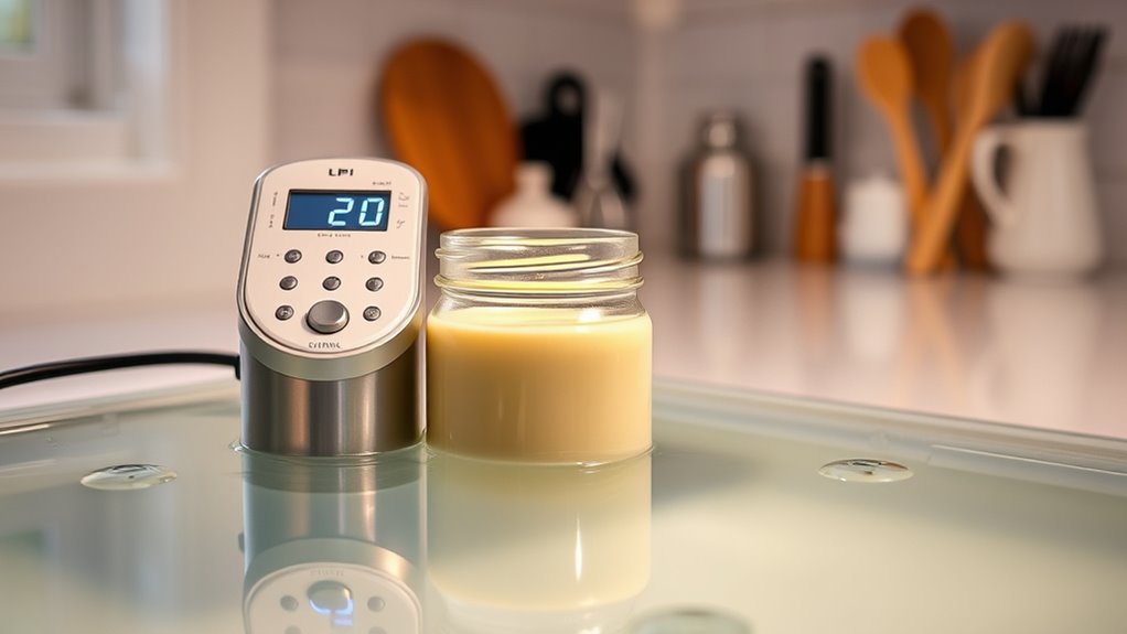 safe sous vide custard preparation