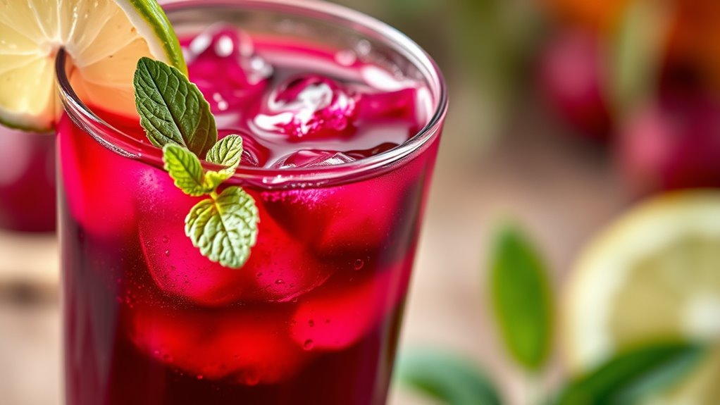 sorrel drink color stability