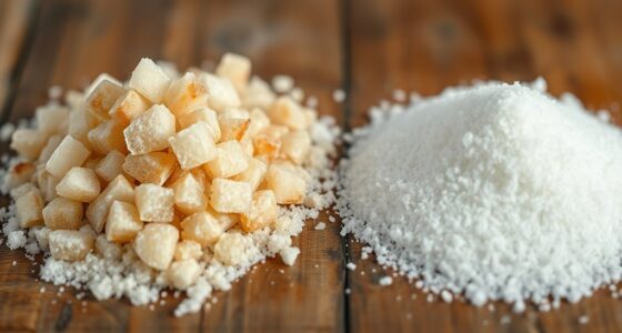 sugar types and baking