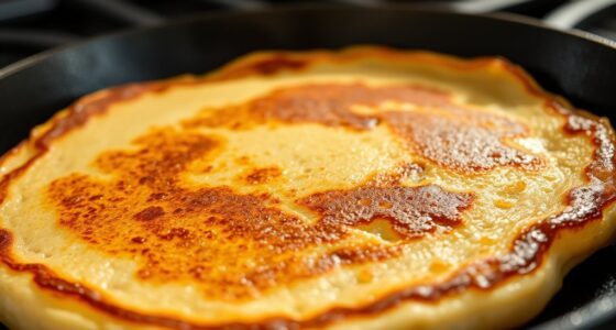 uneven pancake browning patterns
