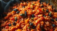 achieve smoky jollof flavor