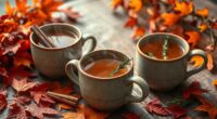 autumn warming herbal tea