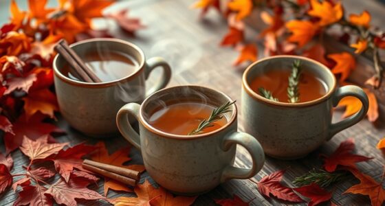autumn warming herbal tea