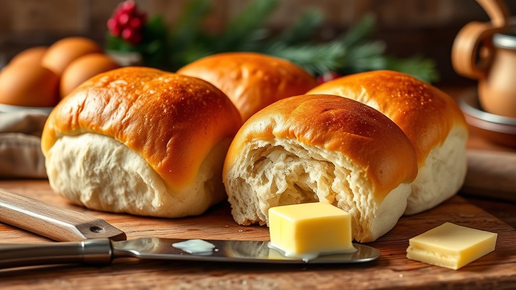 baking holiday dinner rolls