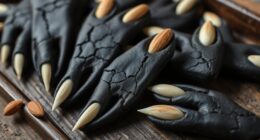 black cocoa witch finger cookies