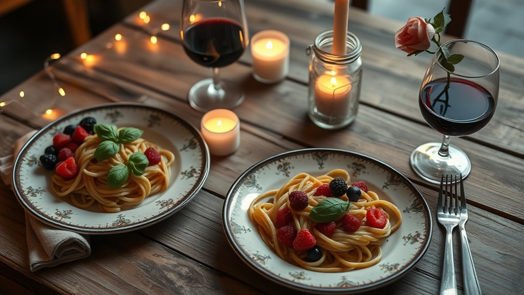 budget friendly romantic dinner