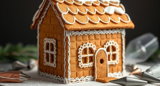 building and decorating gingerbread